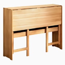 Orion Foldable Bamboo Study Desk